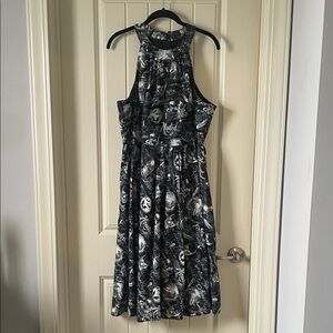 Retrolicious Halloween midi dress